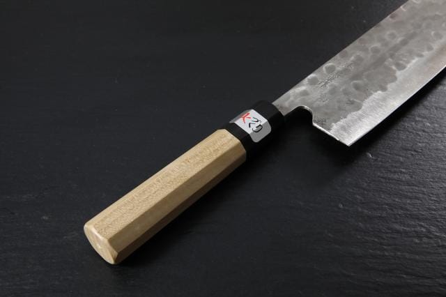 Nakiri knife [Maboroshi] + Octagonal handle with buffalo horn ferrule